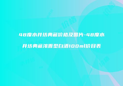 48度水井坊典藏价格及图片-48度水井坊典藏浓香型白酒100ml价目表
