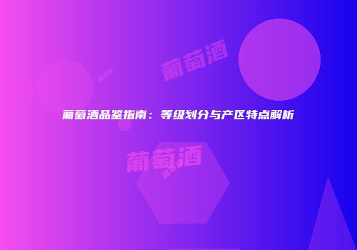 葡萄酒品鉴指南：等级划分与产区特点解析