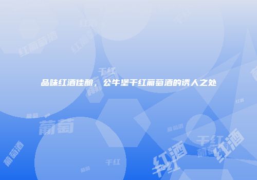 品味红酒佳酿，公牛堡干红葡萄酒的诱人之处