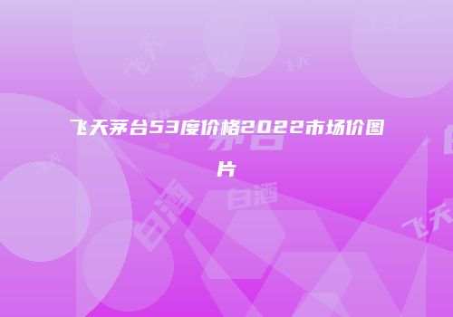 飞天茅台53度价格2022市场价图片