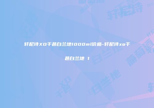 轩尼诗XO干邑白兰地1000ml价格-轩尼诗xo干邑白兰地 1