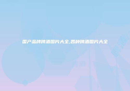 国产品牌啤酒图片大全,各种啤酒图片大全