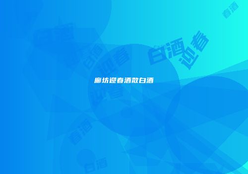 廊坊迎春酒散白酒