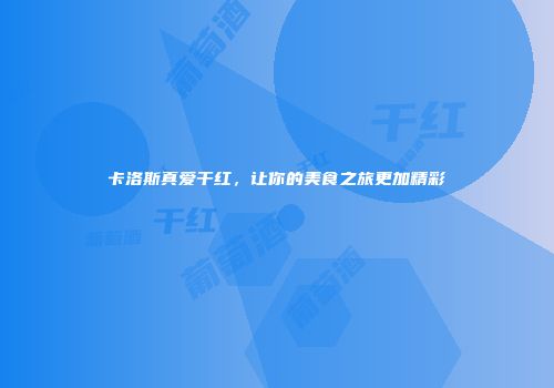 卡洛斯真爱干红，让你的美食之旅更加精彩