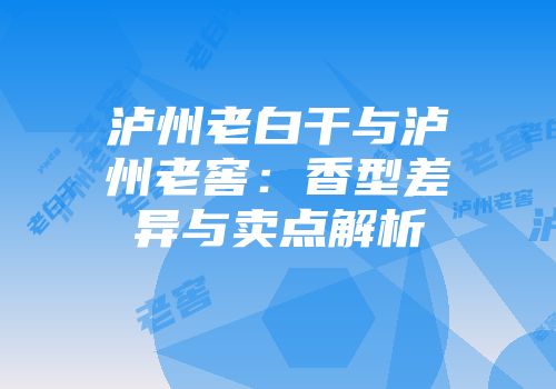 泸州老白干与泸州老窖：香型差异与卖点解析