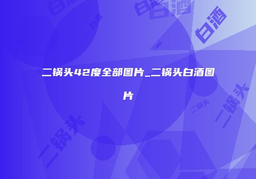 二锅头42度全部图片_二锅头白酒图片