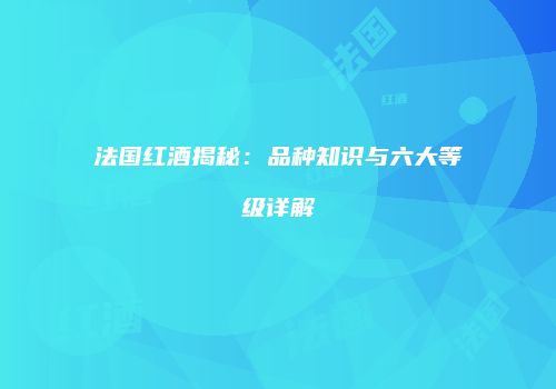法国红酒揭秘：品种知识与六大等级详解