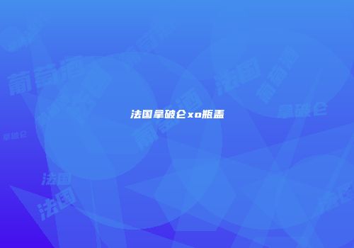 法国拿破仑xo瓶盖