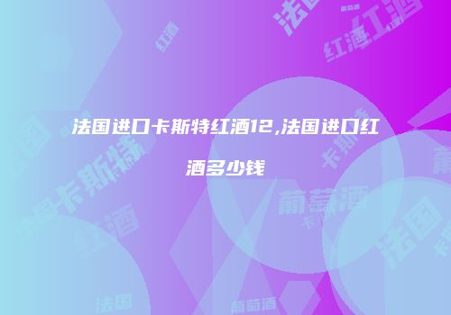 法国进口卡斯特红酒12,法国进口红酒多少钱