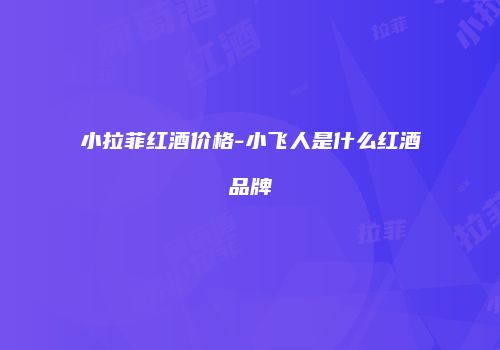 小拉菲红酒价格-小飞人是什么红酒品牌