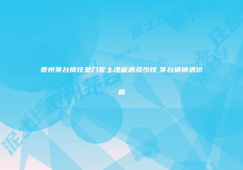 贵州茅台镇任意门泥土埋藏酒多少钱,茅台镇镇酒价格