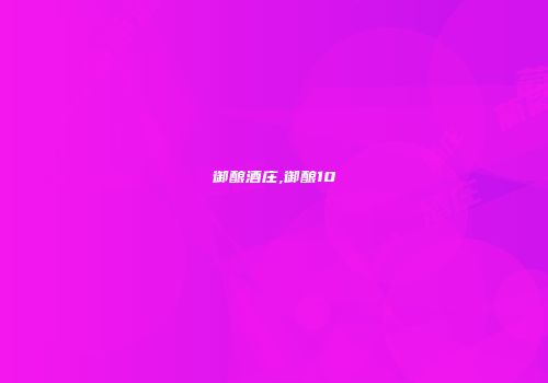 御酿酒庄,御酿10