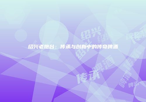 绍兴老炮台：传承与创新中的传奇啤酒