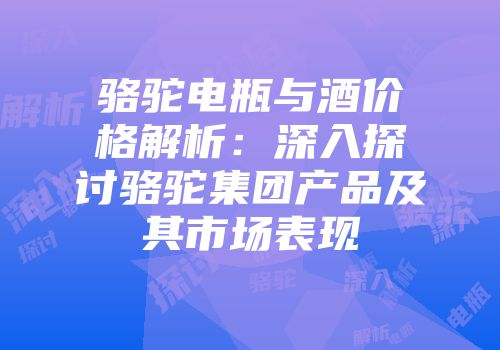 骆驼电瓶与酒价格解析：深入探讨骆驼集团产品及其市场表现