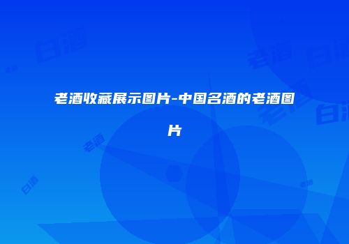 老酒收藏展示图片-中国名酒的老酒图片