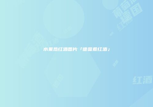 水果热红酒图片「德国煮红酒」