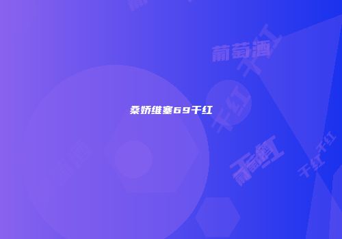 桑娇维塞69干红