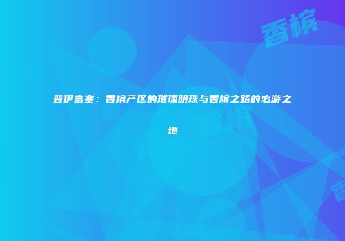 普伊富塞：香槟产区的璀璨明珠与香槟之路的必游之地