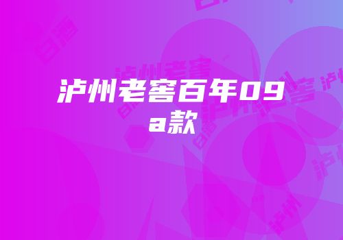 泸州老窖百年09a款