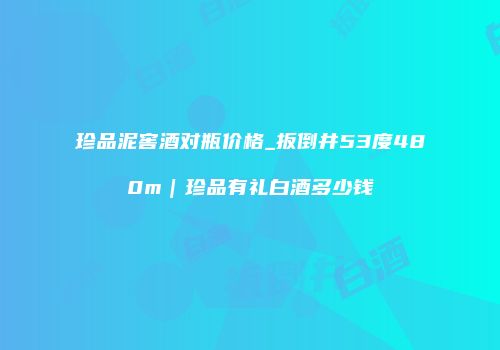 珍品泥窖酒对瓶价格_扳倒井53度480m｜珍品有礼白酒多少钱