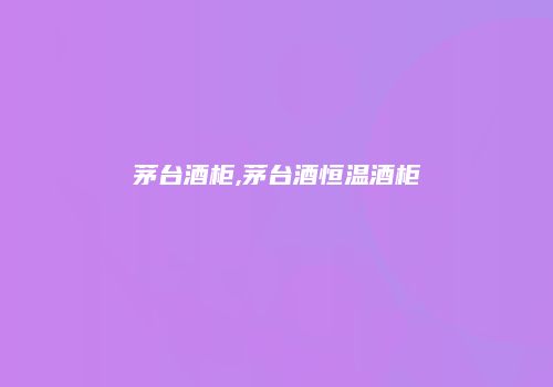 茅台酒柜,茅台酒恒温酒柜