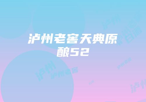 泸州老窖天典原酿52