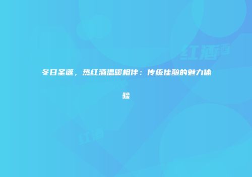 冬日圣诞，热红酒温暖相伴：传统佳酿的魅力体验