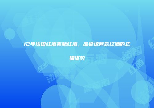12年法国红酒美航红酒，品尝这两款红酒的正确姿势