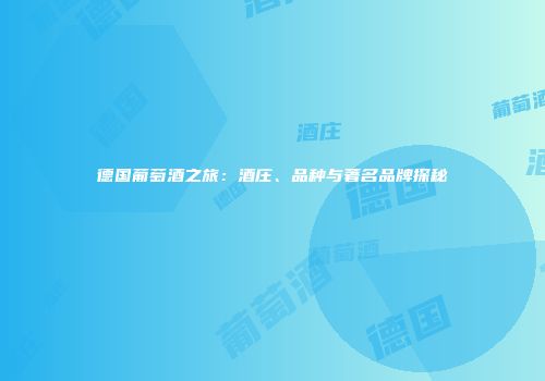 德国葡萄酒之旅：酒庄、品种与著名品牌探秘