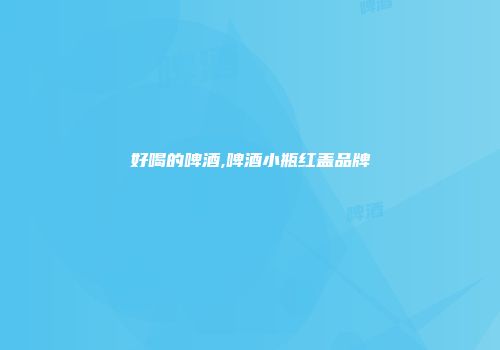 好喝的啤酒,啤酒小瓶红盖品牌
