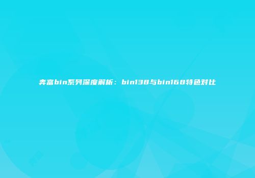 奔富bin系列深度解析：bin138与bin168特色对比