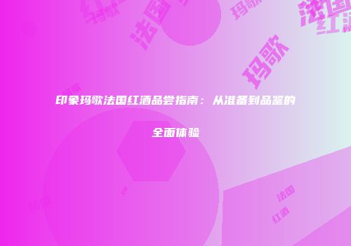 印象玛歌法国红酒品尝指南：从准备到品鉴的全面体验
