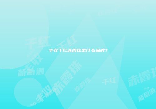 丰收干红赤霞珠是什么品牌？