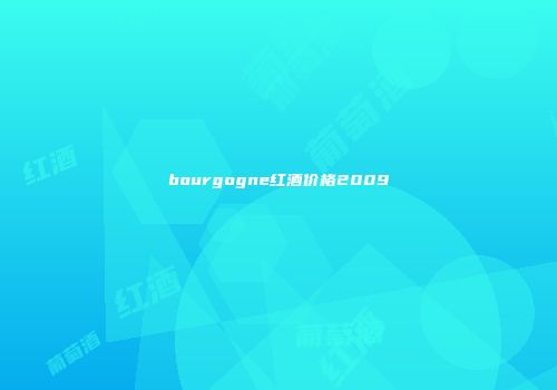 bourgogne红酒价格2009