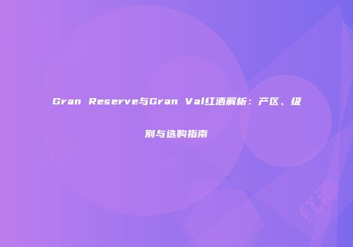 Gran Reserve与Gran Val红酒解析：产区、级别与选购指南