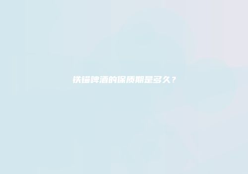 铁锚啤酒的保质期是多久？