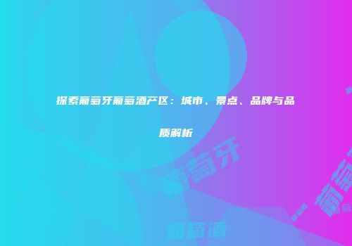 探索葡萄牙葡萄酒产区：城市、景点、品牌与品质解析