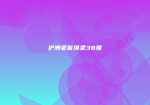 沪洲老窖绵柔38度