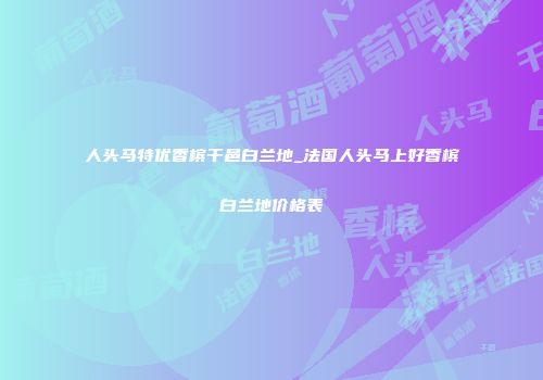 人头马特优香槟干邑白兰地_法国人头马上好香槟白兰地价格表