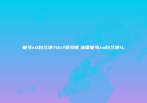 皇马x0白兰地70cl多少钱,法国皇马xo白兰地1L