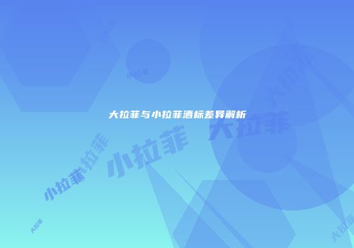 大拉菲与小拉菲酒标差异解析