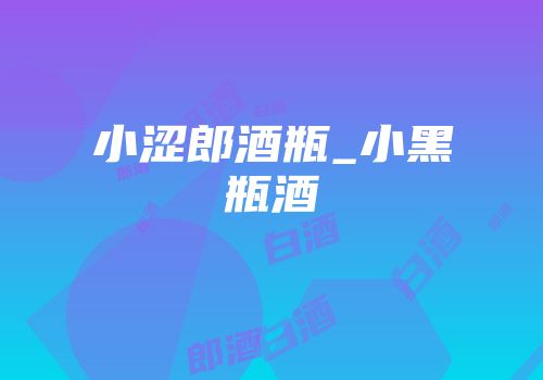 小涩郎酒瓶_小黑瓶酒