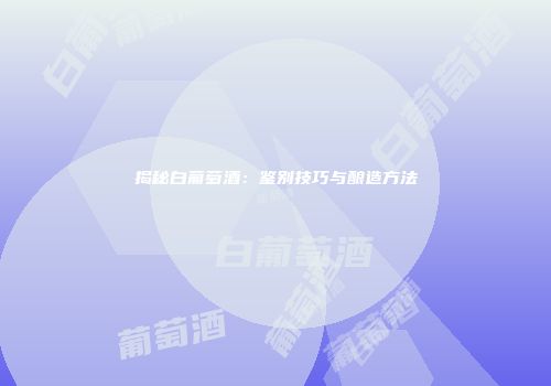 揭秘白葡萄酒：鉴别技巧与酿造方法