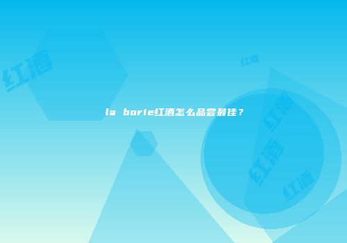 la borie红酒怎么品尝最佳？
