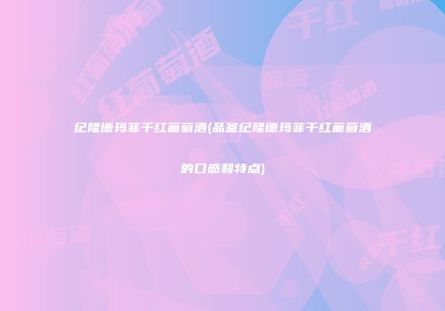 纪隆德玛菲干红葡萄酒(品鉴纪隆德玛菲干红葡萄酒的口感和特点)