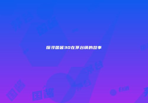 探寻国酱30在茅台镇的故事