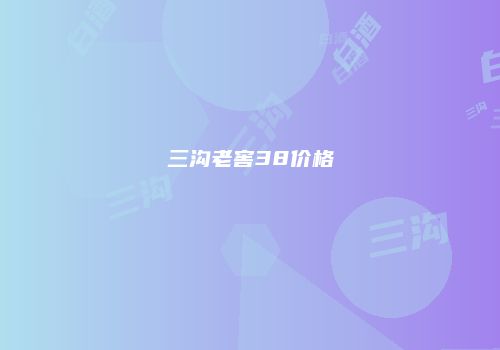 三沟老窖38价格