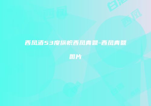 西凤酒53度旗帜西凤青鼎-西凤青鼎图片