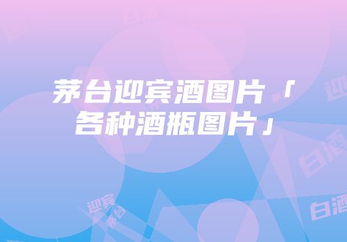 茅台迎宾酒图片「各种酒瓶图片」