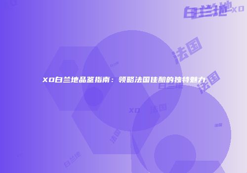 XO白兰地品鉴指南：领略法国佳酿的独特魅力